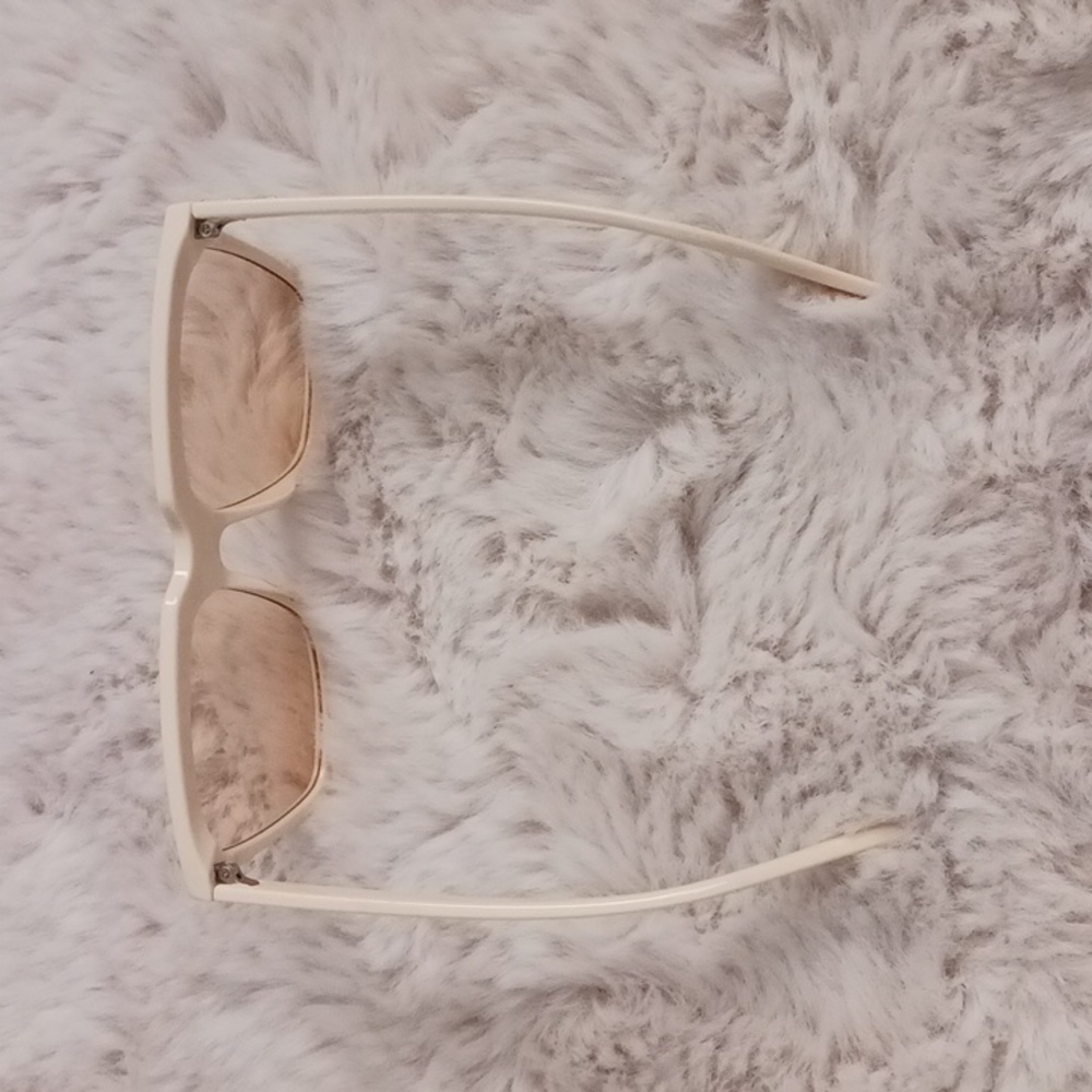 Cream Square Sunglasses - Picture 4 of 5